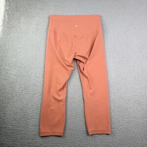 Lululemon Align Crop 21" *Cool Rustic Coral Leggings Women's 8 (27x21) Yoga